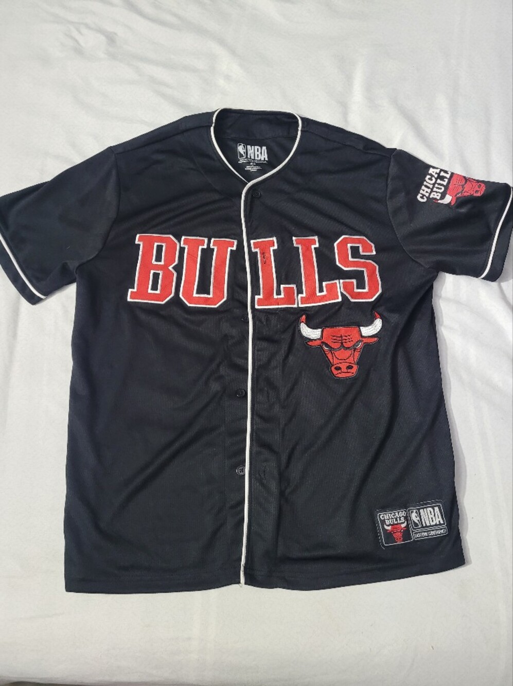 NBA Chicago Bulls Baseball Style Jersey